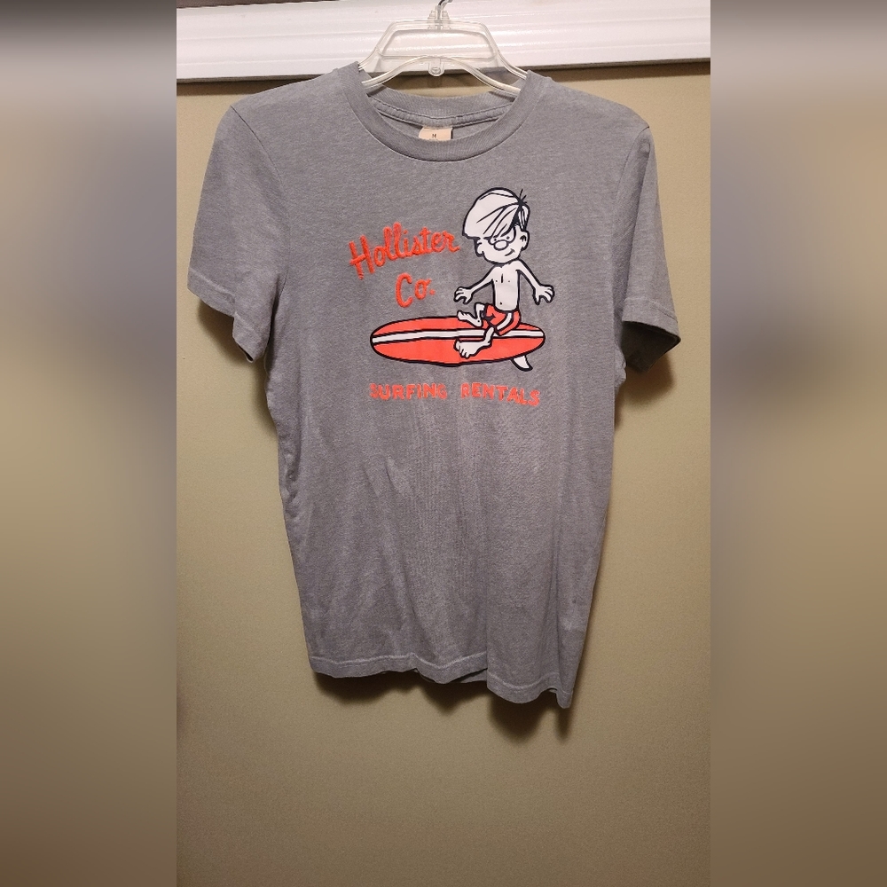 ✨ Hollister Gray & Orange SIZE M Men.